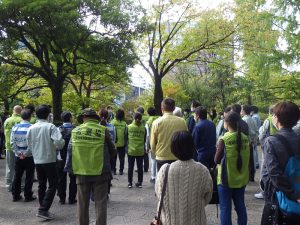 2021年10月20日仙台市の中心部にて行われた環境美化活動に参加しました