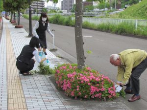 2023年6月6月日,仙台市,みんなでまちをきれいにしようキャンペーン,環境美化活動,三善測量株式会社